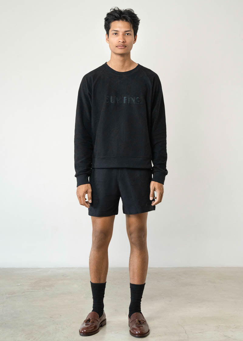 Koji Bamboo Fleece Sweater Black