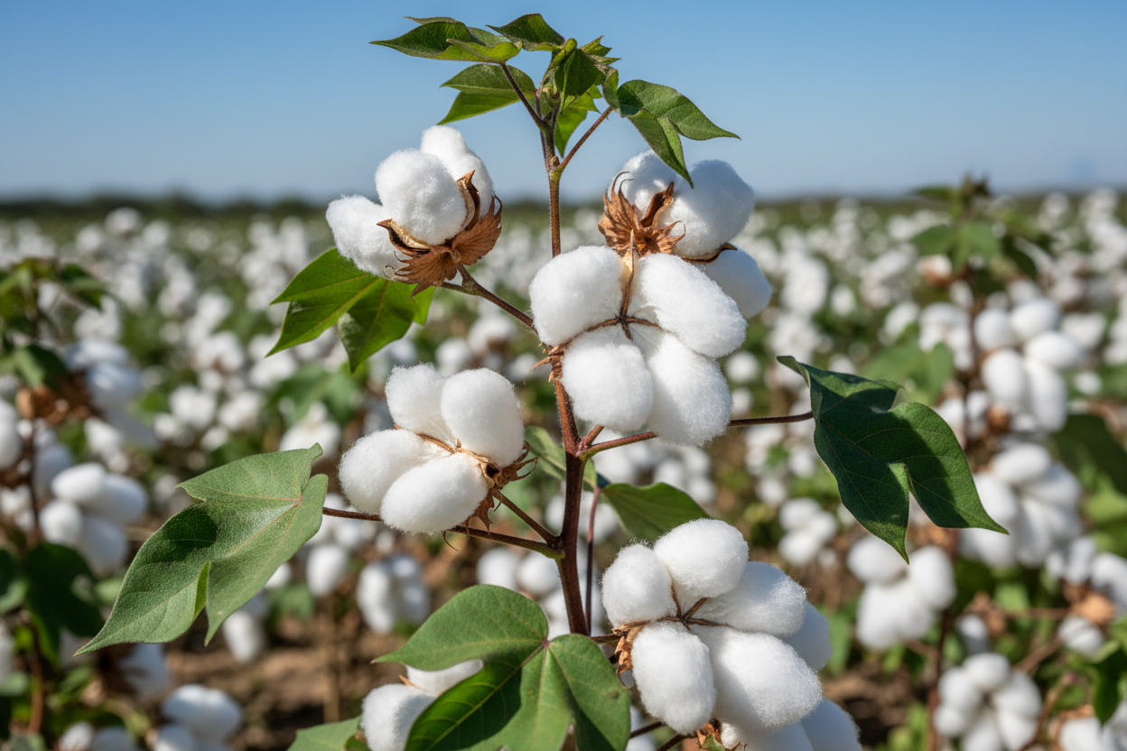 Organic Cotton plant 